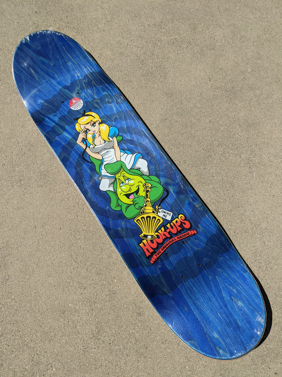 Hook-Ups Alice's Wonderland 2 Skateboard deck. – Rangers Riders