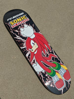Finesse x Sonic the Hedgehog Knuckles Punch Skateboard deck.