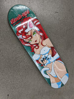 Hook-Ups Cat Girl Akiko Skateboard deck.