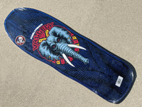 Bones Brigade Mike Vallely Elephant Classic Style Dark Navy Blue Powell Peralta Skateboard Deck.