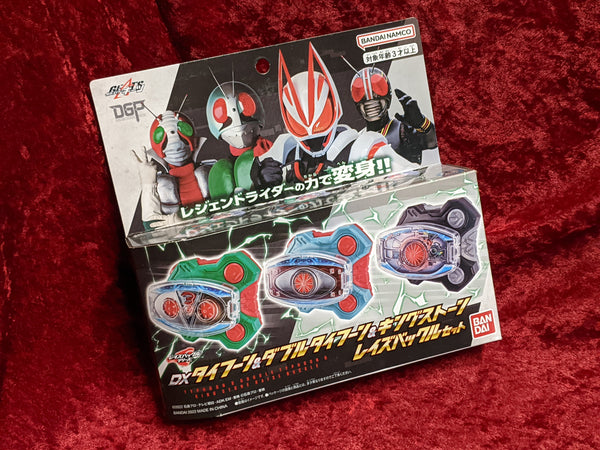 Kamen Rider GEATS DX Typhoon, Double Typhoon and King Stone Raise Buckle set