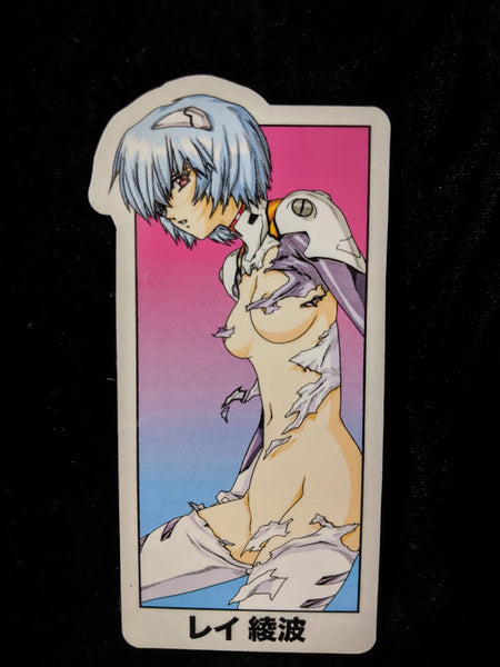 JK Industries Authentic Rei Ayanami Screen Printed Sticker. Rare and HTF!!