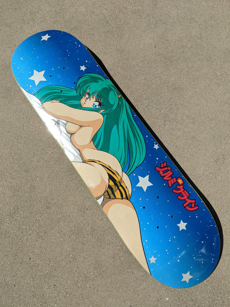 Hook-Ups Lum-chan in Bed Skateboard deck.